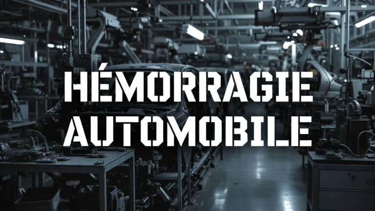L'AUTOMOBILE FRANÇAISE PERD UN TIERS DE SES EFFECTIFS, LA DÉSINDUSTRIALISATION ACCÉLÈRE
