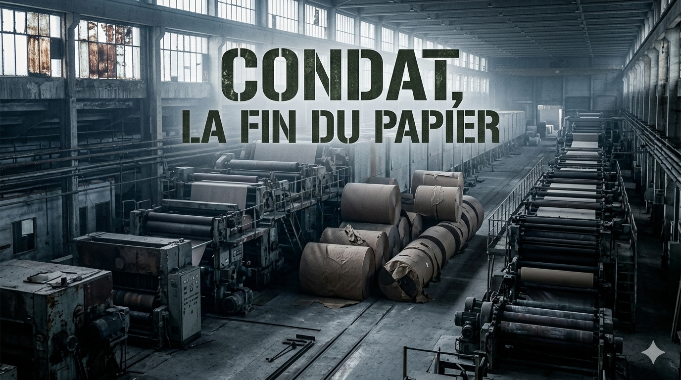 Condat, 119 ans d'industrie papetière liquidés pour un million d'euros, et 700 millions de promesses