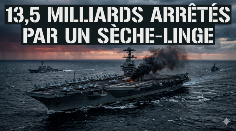 USS Gerald Ford, quand le porte-avions le plus avancé du monde quitte le théâtre d'opérations sur une panne de machine à laver