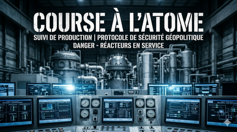 TRIPLEMENT NUCLÉAIRE, LA COURSE À L'ATOME QUE L'OCCIDENT RISQUE DE PERDRE