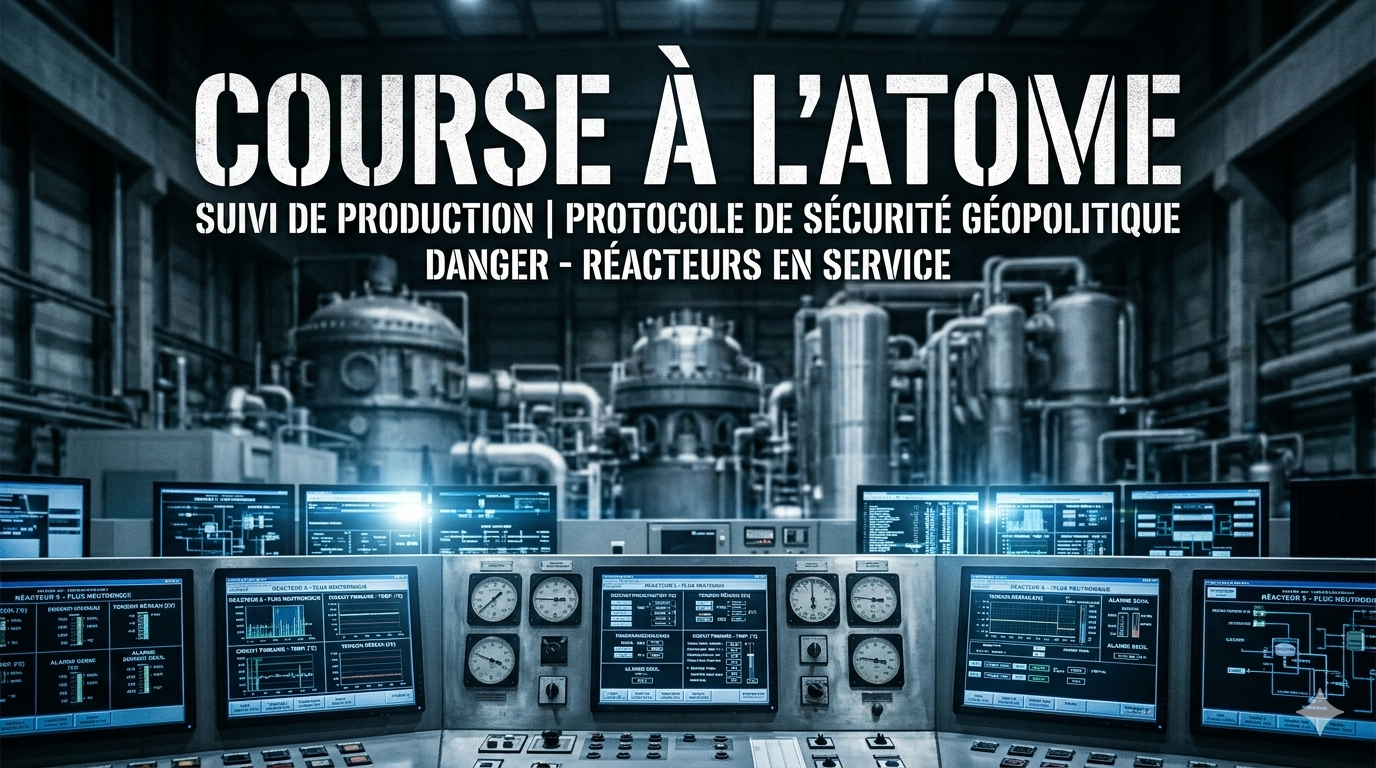 TRIPLEMENT NUCLÉAIRE, LA COURSE À L'ATOME QUE L'OCCIDENT RISQUE DE PERDRE