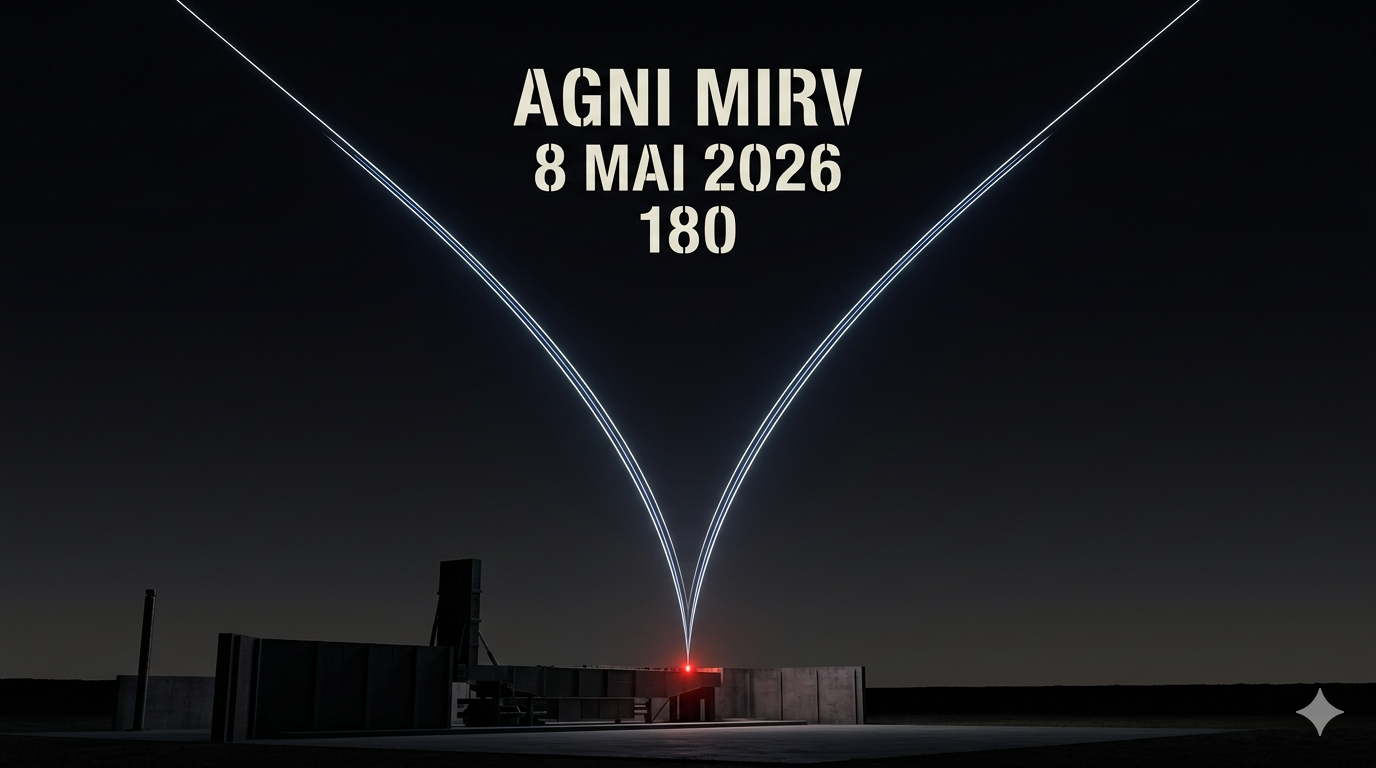 Inde Agni MIRV, le test du 8 mai 2026 redessine la dissuasion en Asie