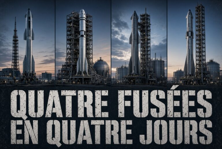SpaceX, quatre fusées en quatre jours pendant que l'accès à l'orbite se rationne